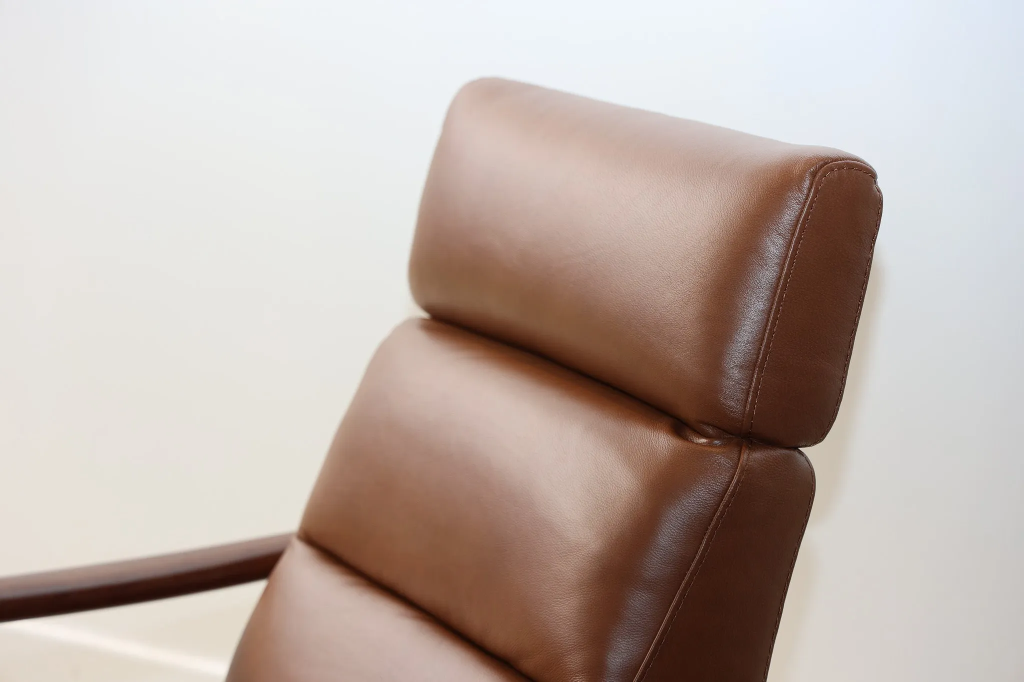 Walker Leather Reclining Accent Chair